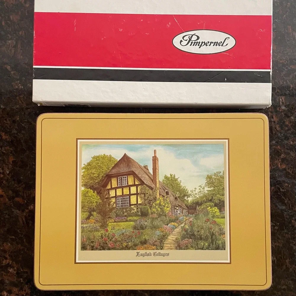Pimpernel English Cottages Set of 6 Placemats